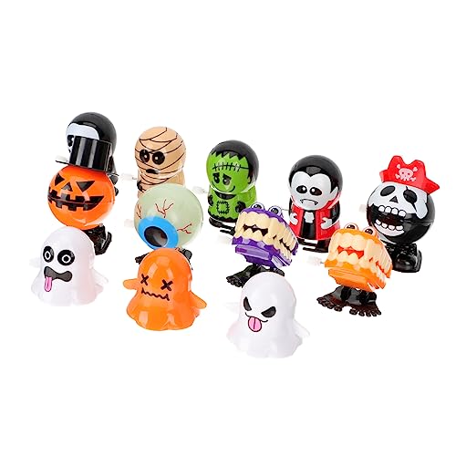 Toddmomy 12 Stück Teiliges Halloween Aufziehspielzeug Set für Lustige Plastikspielzeuge Partyspaß und Interaktion für Halloween Dekoration und Toddmomy 12 Stück Teiliges Halloween Aufziehspielzeug Set für Lustige Plastikspielzeuge Partyspaß und Interaktion für Halloween Dekoration und von Toddmomy