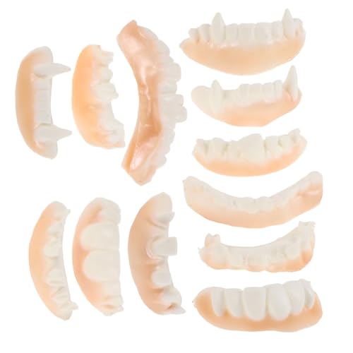Toddmomy 12 Stück Teiliges Halloween Vampirgebiss Lustige Deko für Kostümpartys Cosplay Halloween und Gruselige Themenfeiern Toddmomy 12 Stück Teiliges Halloween Vampirgebiss Lustige Deko für Kostümpartys Cosplay Halloween und Gruselige Themenfeiern von Toddmomy