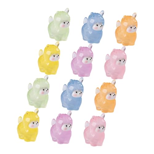 Toddmomy 12 Stück Teiliges Leuchtende Mini Figuren aus Harz Nachtlicht Deko für Puppenhaus Aquarium Büro und DIY Projekte Charmante Bunte Ornamente für Kreative Landschaften Toddmomy 12 Stück Teiliges Leuchtende Mini Figuren aus Harz Nachtlicht Deko für Puppenhaus Aquarium Büro und DIY Projekte Charmante Bunte Ornamente für Kreative Landschaften von Toddmomy