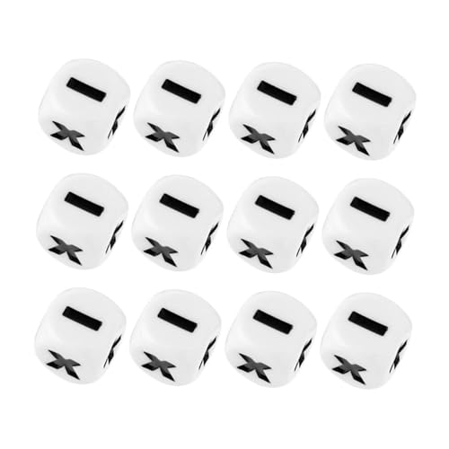 Toddmomy 12 Stück Teiliges Mathe Zeichen Würfel für Langlebige Lernwürfel mit Klaren Rechenzeichen Kompakt und Sicher für Kreatives Mathematikspiel und Unterricht von Toddmomy