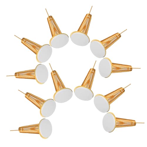 Toddmomy 12 Stück Teiliges Metallfeder Basis für DIY Clay Ornament Flexibler Robuster Frühling Bewegliche Puppen schaukelfeder für Dashboard dekor und Tanzspielzeug von Toddmomy