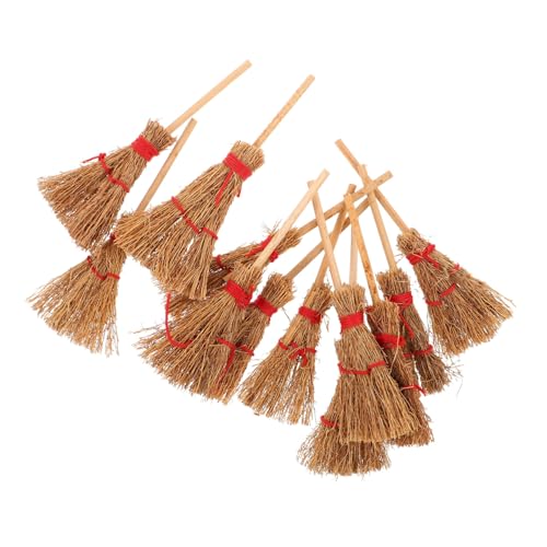 Toddmomy 12 Stück Teiliges Mini Hexenbesen Rotem Seil Authentische Handwerks deko für Halloween Langlebige Miniaturbesen für Puppenhaus Vielseitige Halloween Dekoration Detailreiche Toddmomy 12 Stück Teiliges Mini Hexenbesen Rotem Seil Authentische Handwerks deko für Halloween Langlebige Miniaturbesen für Puppenhaus Vielseitige Halloween Dekoration Detailreiche von Toddmomy