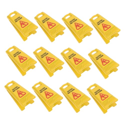 Toddmomy 12 Stück Teiliges Mini Warnschild Vorsicht Rutschgefahr für Puppenhaus Realistische Nasse Boden Warnschilder Leichte Tragbare Detailgetreue Dekoration für Kreative Rollenspiele Toddmomy 12 Stück Teiliges Mini Warnschild Vorsicht Rutschgefahr für Puppenhaus Realistische Nasse Boden Warnschilder Leichte Tragbare Detailgetreue Dekoration für Kreative Rollenspiele von Toddmomy