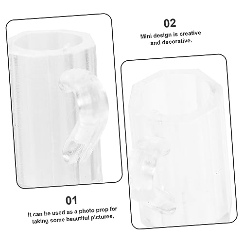Toddmomy 12 Stück Teiliges Miniatur Bierkrug aus Resin Dekorative Puppenhaus Miniaturbecher mit Transparentem Henkel Realistische Mini Dekoration für Puppenhaus und Mikro Landschaften von Toddmomy