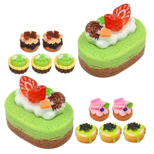 Toddmomy 12 Stück Teiliges Miniatur Kuchen Deko Realistische Fake Dessert Dekoration für Puppenhaus Küche Leichte Bruchsichere Miniaturobjekte für Puppenhaus Zubehör und Fotorequisiten Toddmomy 12 Stück Teiliges Miniatur Kuchen Deko Realistische Fake Dessert Dekoration für Puppenhaus Küche Leichte Bruchsichere Miniaturobjekte für Puppenhaus Zubehör und Fotorequisiten von Toddmomy