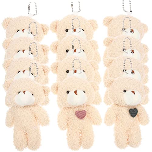 Toddmomy 12 Stück Teiliges Plüschbär Schlüsselanhänger Dekoration Süße für Taschen Rucksäcke und für Partys Valentinstag und DIY Projekte Toddmomy 12 Stück Teiliges Plüschbär Schlüsselanhänger Dekoration Süße für Taschen Rucksäcke und für Partys Valentinstag und DIY Projekte von Toddmomy