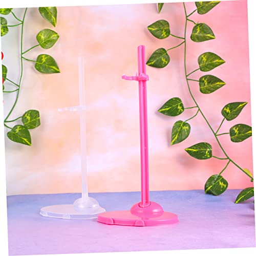 Toddmomy 12 Stück Teiliges Puppenständer aus Transparentem und Rosa Kunststoff Stabiler Halter für Puppen und Actionfiguren Leichter Tragbarer Displayständer für Sammler Toddmomy 12 Stück Teiliges Puppenständer aus Transparentem und Rosa Kunststoff Stabiler Halter für Puppen und Actionfiguren Leichter Tragbarer Displayständer für Sammler von Toddmomy