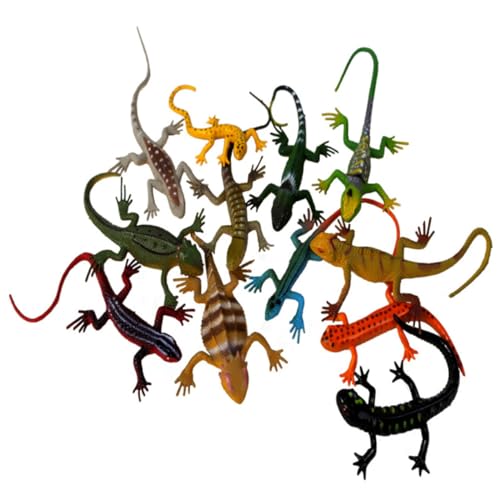 Toddmomy 12 Stück Teiliges Realistische Plastik Eidechsen Figuren Reptilien Modelle für Deko Lernspielzeug Lebensecht und Detailreich für Rollenspiele und Naturkunde Toddmomy 12 Stück Teiliges Realistische Plastik Eidechsen Figuren Reptilien Modelle für Deko Lernspielzeug Lebensecht und Detailreich für Rollenspiele und Naturkunde von Toddmomy