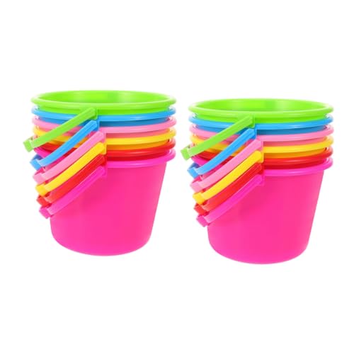 Toddmomy 12 Stück Teiliges Sandspielzeug Bunte Kleine Eimer Strandbedarf Sommerliche Sandspieleimer Vielseitig für Garten Strand Outdoor Motorische und Spielspaß Toddmomy 12 Stück Teiliges Sandspielzeug Bunte Kleine Eimer Strandbedarf Sommerliche Sandspieleimer Vielseitig für Garten Strand Outdoor Motorische und Spielspaß von Toddmomy