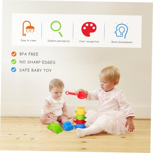 Toddmomy 12 Stück Teiliges Sandspielzeug Farbenfrohe Robustes Sandspielzeug für Strand Sandkasten und Garten Langlebige Kreative Sandbagger für Jungen und Mädchen von Toddmomy