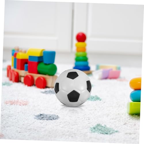 Toddmomy 12 Stück Teiliges Set Mini Fußball Stressbälle aus PU Entspannende Quetschspielzeuge als Fußball Mitgebsel für Partygeschenke und Sportliche Trainingshilfen von Toddmomy