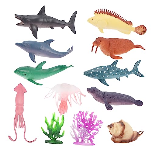 Toddmomy 12 Stück Teiliges Set aus Meereslebewesen Modellen Realistische Unterwasser Tierfiguren für Lernzwecke und Dekoration als für Kleine Toddmomy 12 Stück Teiliges Set aus Meereslebewesen Modellen Realistische Unterwasser Tierfiguren für Lernzwecke und Dekoration als für Kleine von Toddmomy