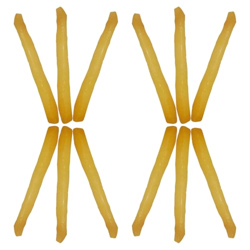 Toddmomy 12 Stück Teiliges Simulierte Pommes Frites aus Realistische Nachbildung als Küchen Fotorequisite Vielseitig Einsetzbar und Langlebig Toddmomy 12 Stück Teiliges Simulierte Pommes Frites aus Realistische Nachbildung als Küchen Fotorequisite Vielseitig Einsetzbar und Langlebig von Toddmomy
