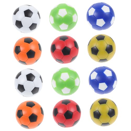 Toddmomy 12 Stück Teiliges Tischfußballbälle Ersetzbare Kickerbälle für Tischfußballspiele Mehrfarbige Fußballzubehör für Erwachsene Toddmomy 12 Stück Teiliges Tischfußballbälle Ersetzbare Kickerbälle für Tischfußballspiele Mehrfarbige Fußballzubehör für Erwachsene von Toddmomy