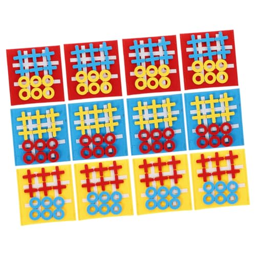 Toddmomy 12 Stück Teiliges Toe Spielset aus Filz Tragbares Farbenfrohes Brettspiel für Fördert Logisches und Kognitive Fähigkeiten Lernspielzeug für Familie und Party Toddmomy 12 Stück Teiliges Toe Spielset aus Filz Tragbares Farbenfrohes Brettspiel für Fördert Logisches und Kognitive Fähigkeiten Lernspielzeug für Familie und Party von Toddmomy