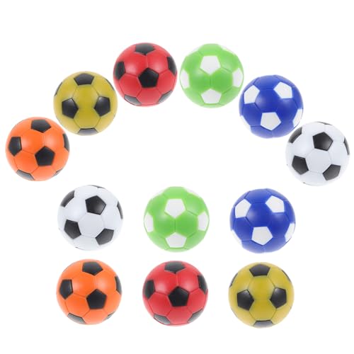 Toddmomy 12 Stück Tischfußball Bälle Ersatzbälle für Tischspiele Fußballspiel Zubehör für Erwachsene von Toddmomy