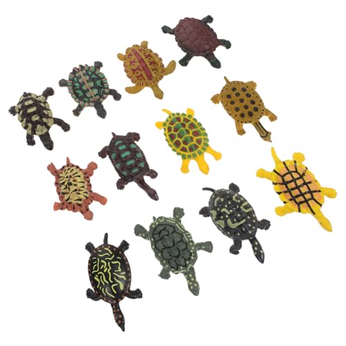 Toddmomy 12 Stück simulierte Schildkröte für kinderspielzeug Nachhaltiges Tiermodell Schildkröte Meeresorganismus-Modell Desktop-Schildkrötenmodell Plastik Toddmomy 12 Stück simulierte Schildkröte für kinderspielzeug Nachhaltiges Tiermodell Schildkröte Meeresorganismus-Modell Desktop-Schildkrötenmodell Plastik von Toddmomy