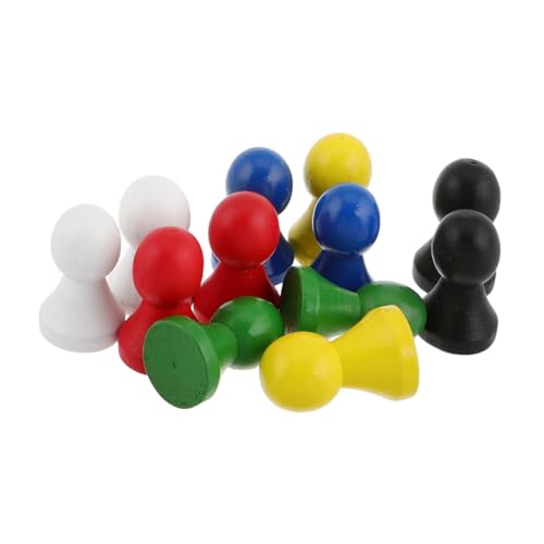 Toddmomy Holz Spiel Stücke Set Schach Decor 12 Stücke Schach Für Dame Flug Tabletop Spiele von Toddmomy