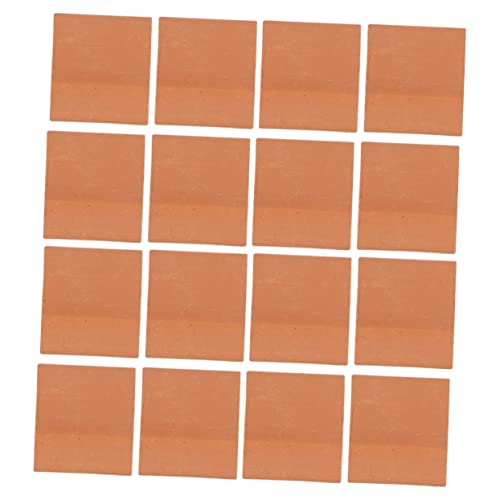 Toddmomy 120Stücke Miniaturziegel für Mikro Garten Dekoration Zubehör für Kreative Modellbauer Einfach zu Gestalten Arrangieren für DIY Projekte und Sandkästen von Toddmomy