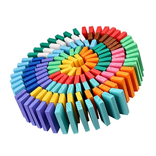 Toddmomy 120Stücke Teiliges Domino Spielzeugset für Frühe Pädagogische Spielzeugblöcke mit Zugmechanismus für Kreatives und Lernen Toddmomy 120Stücke Teiliges Domino Spielzeugset für Frühe Pädagogische Spielzeugblöcke mit Zugmechanismus für Kreatives und Lernen von Toddmomy