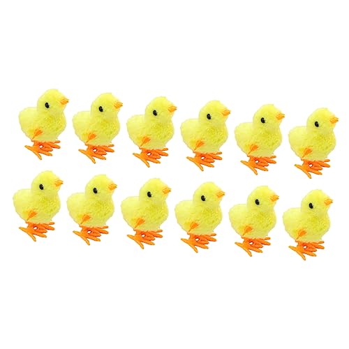 Toddmomy 12Stücke Aufziehspielzeug Hähnchen Nostalgisches für Fördert Hand Augen Koordination und Vorstellungskraft für und Deko von Toddmomy