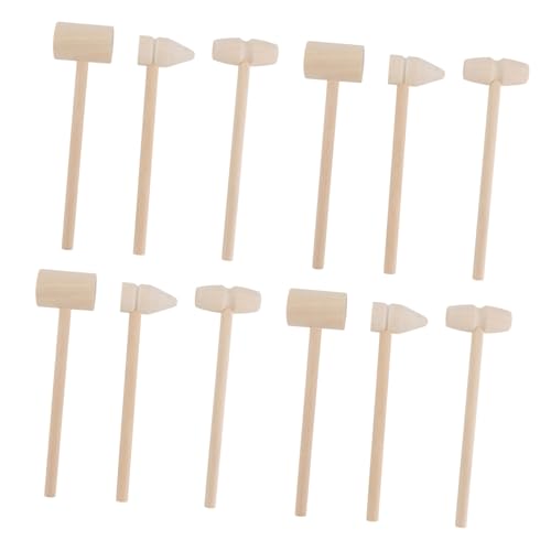 Toddmomy 12Stücke Holz Mini Hammer für Teiliges Lernspielzeug mit Verschiedenen Kreatives Hammerspielzeug Motorik Toddmomy 12Stücke Holz Mini Hammer für Teiliges Lernspielzeug mit Verschiedenen Kreatives Hammerspielzeug Motorik von Toddmomy