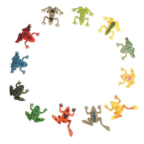 Toddmomy 12Stücke Imitation Frösche Spielzeugset aus Realistische Krötenfiguren für Garten und Aquariendekoration und Lernspiele Toddmomy 12Stücke Imitation Frösche Spielzeugset aus Realistische Krötenfiguren für Garten und Aquariendekoration und Lernspiele von Toddmomy