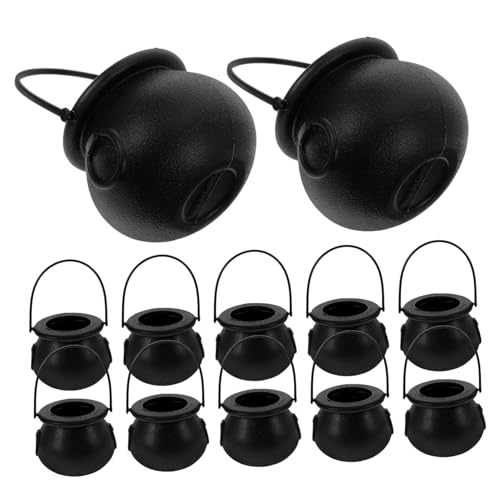 Toddmomy 12Stücke Mini Halloween Kessel für Dekoration Kleine für Puppenhäuser Schreibtische und Kreative Requisiten für Halloween Partys Toddmomy 12Stücke Mini Halloween Kessel für Dekoration Kleine für Puppenhäuser Schreibtische und Kreative Requisiten für Halloween Partys von Toddmomy