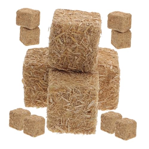Toddmomy 12Stücke Mini Heuhaufen Modell Rustikale Dekoration für Puppenhäuser und Dioramen für Miniatur und Modelleisenbahnen von Toddmomy