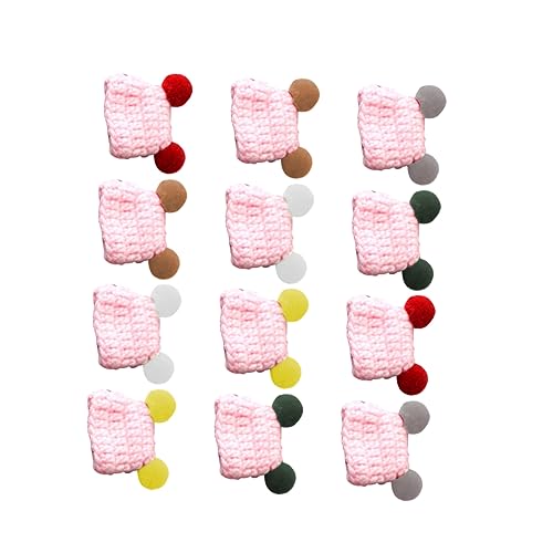 Toddmomy 12Stücke Mini Strickmützen Dekoration DIY Hüte aus Hochwertigem Garn für Puppen und Bastelprojekte Kinderhandwerk und Kreative Toddmomy 12Stücke Mini Strickmützen Dekoration DIY Hüte aus Hochwertigem Garn für Puppen und Bastelprojekte Kinderhandwerk und Kreative von Toddmomy