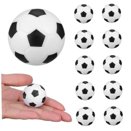 Toddmomy 12Stücke Mini Tischfußballbälle Kickerbälle Tischspiel Zubehör für Schreibtischfußball Robuste und Langlebige Ersatzbälle für Interaktive Spiele von Toddmomy