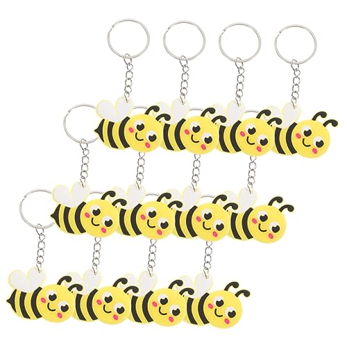 Toddmomy 12Stücke Niedliche Bienen Schlüsselanhänger Cartoon Rucksack Anhänger für Taschen Deko für und Schulranzen Robustes und Material Toddmomy 12Stücke Niedliche Bienen Schlüsselanhänger Cartoon Rucksack Anhänger für Taschen Deko für und Schulranzen Robustes und Material von Toddmomy
