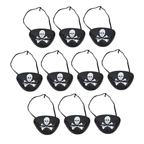 Toddmomy 12Stücke Piratenaugenmasken Atmungsaktive Cosplay Augenklappen für Halloween und Kindergeburtstag Piratenkostüme und Partyzubehör Toddmomy 12Stücke Piratenaugenmasken Atmungsaktive Cosplay Augenklappen für Halloween und Kindergeburtstag Piratenkostüme und Partyzubehör von Toddmomy