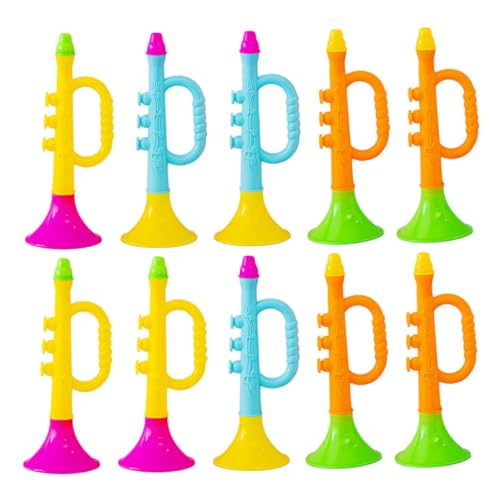 Toddmomy 12Stücke Plastikhorn Trompeten für Sportliche Veranstaltungen Partys und Feiern Robust und Sicher für Laute Jubelrufe und Kreative Spielideen Toddmomy 12Stücke Plastikhorn Trompeten für Sportliche Veranstaltungen Partys und Feiern Robust und Sicher für Laute Jubelrufe und Kreative Spielideen von Toddmomy