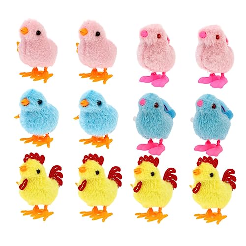 Toddmomy 12Stücke Teiliges Aufziehspielzeug mit Plüschhasen Küken und Hähnen Interaktives für Ostern Fördert Kreativität und Kommunikation Zufällige Farben Toddmomy 12Stücke Teiliges Aufziehspielzeug mit Plüschhasen Küken und Hähnen Interaktives für Ostern Fördert Kreativität und Kommunikation Zufällige Farben von Toddmomy