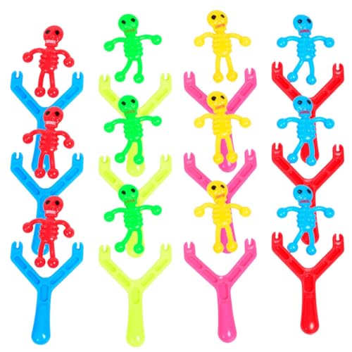 Toddmomy 12Stücke Teiliges Cartoon Fingerspielzeug Lustige Schleudern für Wiederverwendbar Elastisch und Langlebig für Partys und Fördert Kreatives und Stressabbau von Toddmomy