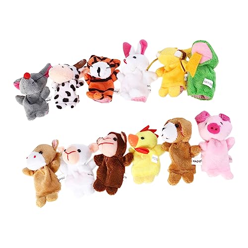 Toddmomy 12Stücke Teiliges Fingerpuppen für Verschleißfeste Tierhandpuppen Bunten Farben Pädagogisches Story für Kreative Interaktion und Frühe Bildung Toddmomy 12Stücke Teiliges Fingerpuppen für Verschleißfeste Tierhandpuppen Bunten Farben Pädagogisches Story für Kreative Interaktion und Frühe Bildung von Toddmomy