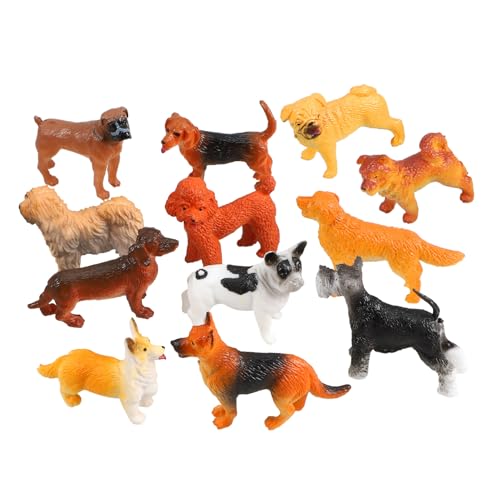 Toddmomy 12Stücke Teiliges Hundespielzeugset Realistische Kunststoff Welpenfiguren für Dekoration und Lernspielzeug für Kleine Welpenliebhaber Toddmomy 12Stücke Teiliges Hundespielzeugset Realistische Kunststoff Welpenfiguren für Dekoration und Lernspielzeug für Kleine Welpenliebhaber von Toddmomy