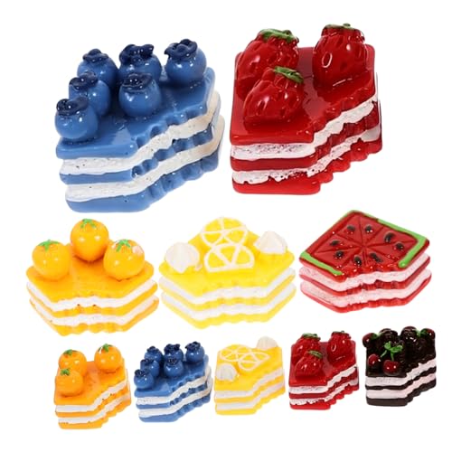 Toddmomy 12Stücke Miniatur Harzkuchen Satz für Kinder Realistisches Kuchenspielzeug Dekoration für Puppenhäuser und Kleiner Küchen Kawaii Kuchenzubehör für Rollenspiele Toddmomy 12Stücke Miniatur Harzkuchen Satz für Kinder Realistisches Kuchenspielzeug Dekoration für Puppenhäuser und Kleiner Küchen Kawaii Kuchenzubehör für Rollenspiele von Toddmomy