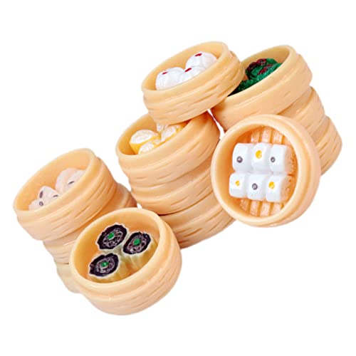 Toddmomy 12Stücke Teiliges Miniatur Foodspielzeug Chinesische Dampfbrötchen Dekoration für Puppenhäuser Realistische Miniatur Dekoration für Küchen und Spielsets für Kreative Toddmomy 12Stücke Teiliges Miniatur Foodspielzeug Chinesische Dampfbrötchen Dekoration für Puppenhäuser Realistische Miniatur Dekoration für Küchen und Spielsets für Kreative von Toddmomy