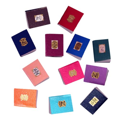 Toddmomy 12Stücke Teiliges für Puppenhaus Klassische Deko Accessoires zum Selbstgestalten für Kreative für Mini Dekorationen von Toddmomy
