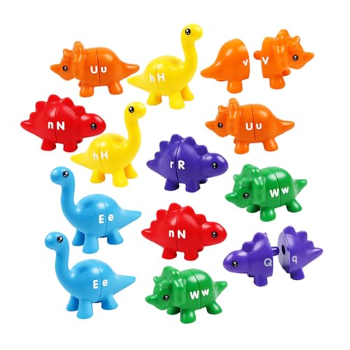 Toddmomy 13 Stück Teiliges Dinosaurier Lernspielzeug aus Farbenfrohes Buchstaben Memory für Kleinkinder Pädagogisches Zuordnungsspiel Kreativität Gedächtnis und Farbverständnis Toddmomy 13 Stück Teiliges Dinosaurier Lernspielzeug aus Farbenfrohes Buchstaben Memory für Kleinkinder Pädagogisches Zuordnungsspiel Kreativität Gedächtnis und Farbverständnis von Toddmomy