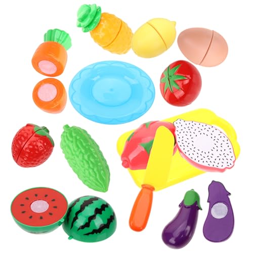 Toddmomy 13 Stück Teiliges Küchenspielzeug Gemüse Obst Schneiden mit Messer für Realistisches Holzschneide Sicheres Lernspielzeug für Rollenspiele und Frühkindliche Toddmomy 13 Stück Teiliges Küchenspielzeug Gemüse Obst Schneiden mit Messer für Realistisches Holzschneide Sicheres Lernspielzeug für Rollenspiele und Frühkindliche von Toddmomy