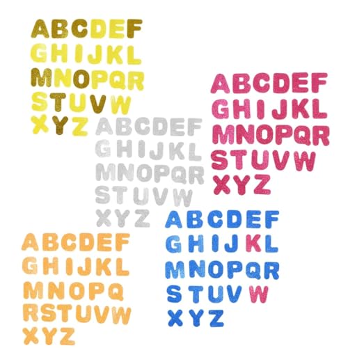 Toddmomy 130 Stück Buchstaben Aufkleber Teile Selbstklebende Glitzer Eva Sticker für Bunte Bastelmaterialien für DIY Projekte und Kreative Aktivitäten Toddmomy 130 Stück Buchstaben Aufkleber Teile Selbstklebende Glitzer Eva Sticker für Bunte Bastelmaterialien für DIY Projekte und Kreative Aktivitäten von Toddmomy