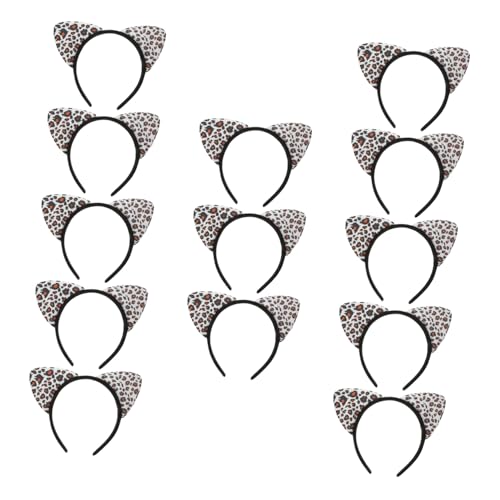 Toddmomy 14 Stück Leopard Katzenohren Haarreif Teiliges Leichtes Langlebiges Stirnband für Erwachsene Komfortabel Rutschfest für Cosplay Karneval Geburtstagsfeiern und Kostümfeste Toddmomy 14 Stück Leopard Katzenohren Haarreif Teiliges Leichtes Langlebiges Stirnband für Erwachsene Komfortabel Rutschfest für Cosplay Karneval Geburtstagsfeiern und Kostümfeste von Toddmomy