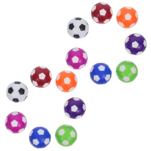 Toddmomy 14 Stück Teiliges Bunter Tischfußballbälle Farbenfrohe Mini Kickerbälle für Glatte Oberfläche für Verbessertes Spielgefühl für Indoor-fußballspiel Zuhause Toddmomy 14 Stück Teiliges Bunter Tischfußballbälle Farbenfrohe Mini Kickerbälle für Glatte Oberfläche für Verbessertes Spielgefühl für Indoor-fußballspiel Zuhause von Toddmomy