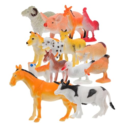 Toddmomy 14Stücke Teiliges Mini Farm Tierfiguren Künstliche Bauernhoftiere für Puppenhaus Dekoration und Fantasievolles Toddmomy 14Stücke Teiliges Mini Farm Tierfiguren Künstliche Bauernhoftiere für Puppenhaus Dekoration und Fantasievolles von Toddmomy