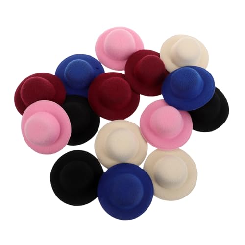 Toddmomy 15 Stück Kreative Bastelhüte für DIY Projekte Tiny Top Hats für Puppenhaus Dekorationen Party Accessoires und Bastelaktivitäten von Toddmomy