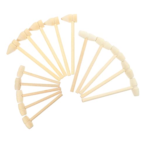 Toddmomy 15 Stück Mini Holzhammer für Teiliges Holzspielzeug mit Ergonomischem Griff für Montessori Lernspielzeug Sicher und Robust für Jungen und Mädchen Toddmomy 15 Stück Mini Holzhammer für Teiliges Holzspielzeug mit Ergonomischem Griff für Montessori Lernspielzeug Sicher und Robust für Jungen und Mädchen von Toddmomy