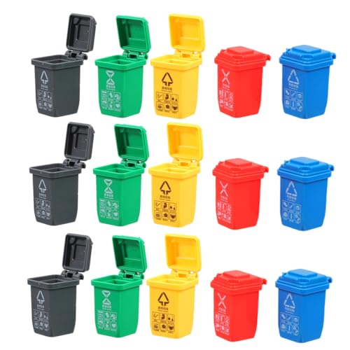 Toddmomy 15stücke Miniatur-mülltrennungsspielset Teiliges Mit Kleinen Mülleimern Für Puppenhäuser Interaktives Lernspielzeug Abfalltrennung Für Schule Und Zuhause Toddmomy 15stücke Miniatur-mülltrennungsspielset Teiliges Mit Kleinen Mülleimern Für Puppenhäuser Interaktives Lernspielzeug Abfalltrennung Für Schule Und Zuhause von Toddmomy